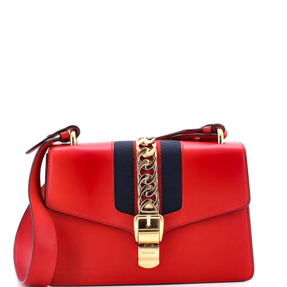 Gucci Sylvie Shoulder Bag Leather Small #303347G91B